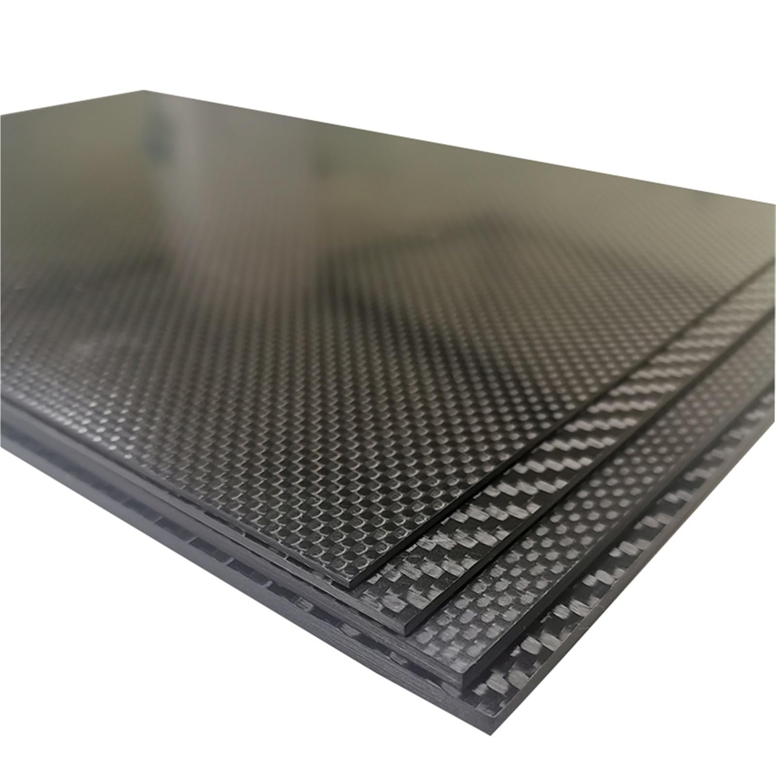 1 piastra in vera fibra di carbonio 3K (195x245 mm) - Materiale composito leggero e resistente for veicoli e giocattoli RC(3.0mm plain matte)