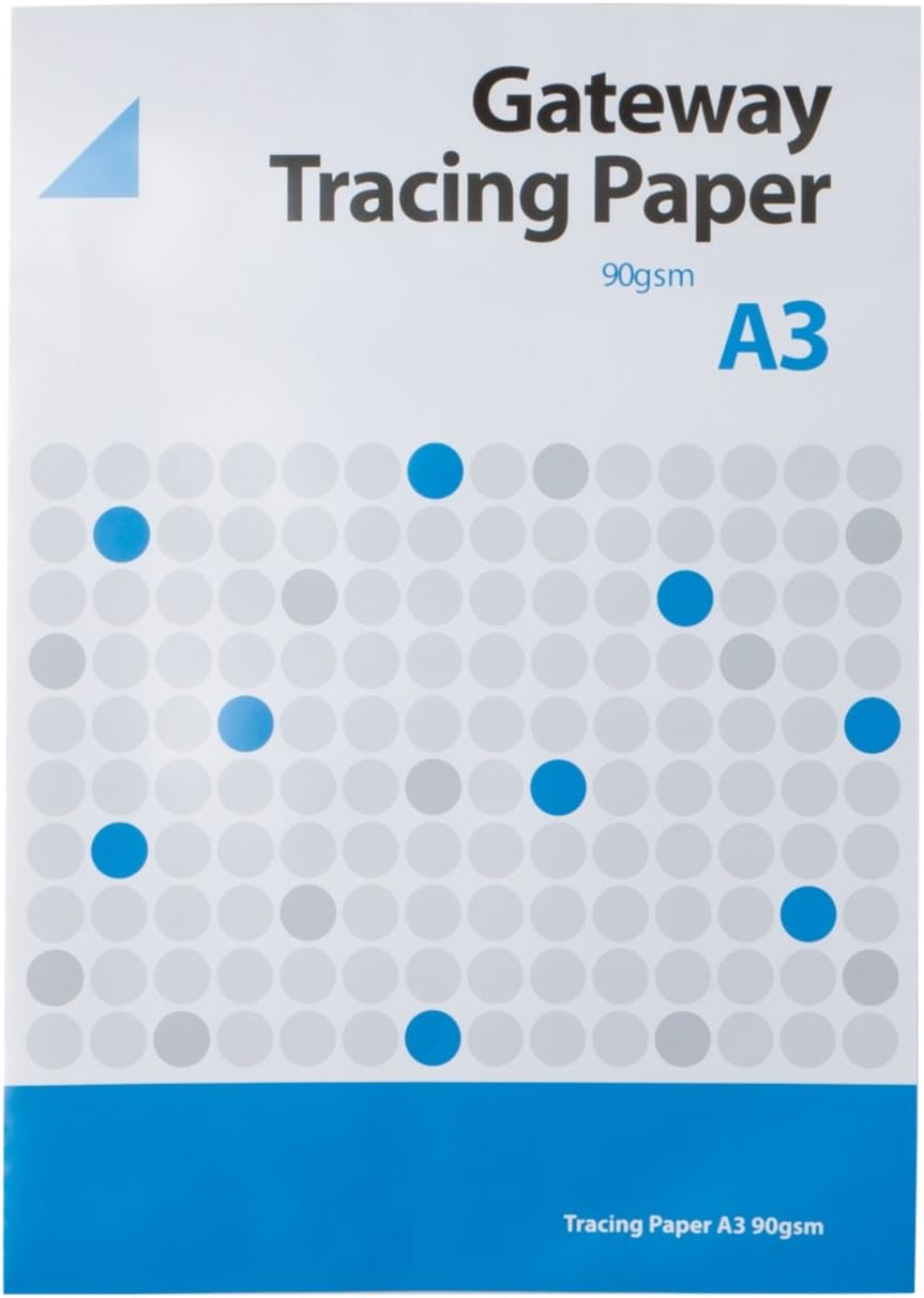 Gateway Natural Tracing Paper Pad A3 90gsm 40 Sheets