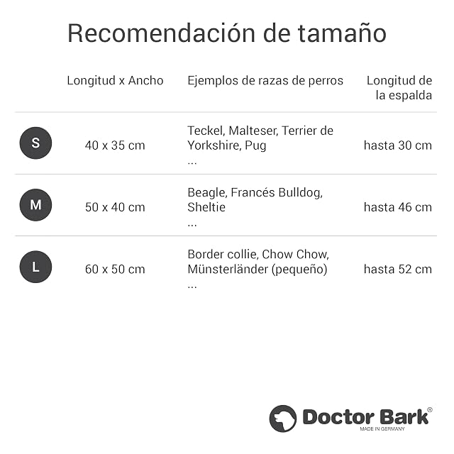 Foto 8 de 8 de Doctor Bark Cesta Redonda para Perros, Cama para Perros Grandes, Cama Suave + ToyBone con cojín Reversible…