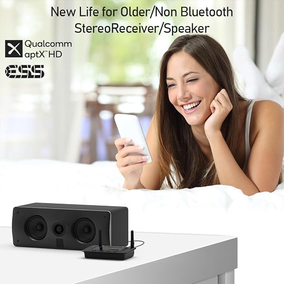 1Mii B03Pro Bluetooth 5.3 Transmitter Receiver for TV Home Stereo