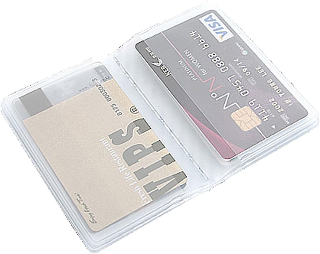 New 10 Page 20 Card Plastic Wallet Insert for Bifold Business Credit Card Holds