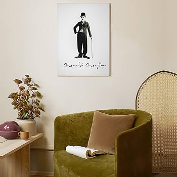 Amazon.co.jp: アートパネル チャップリン Charlie Chaplin