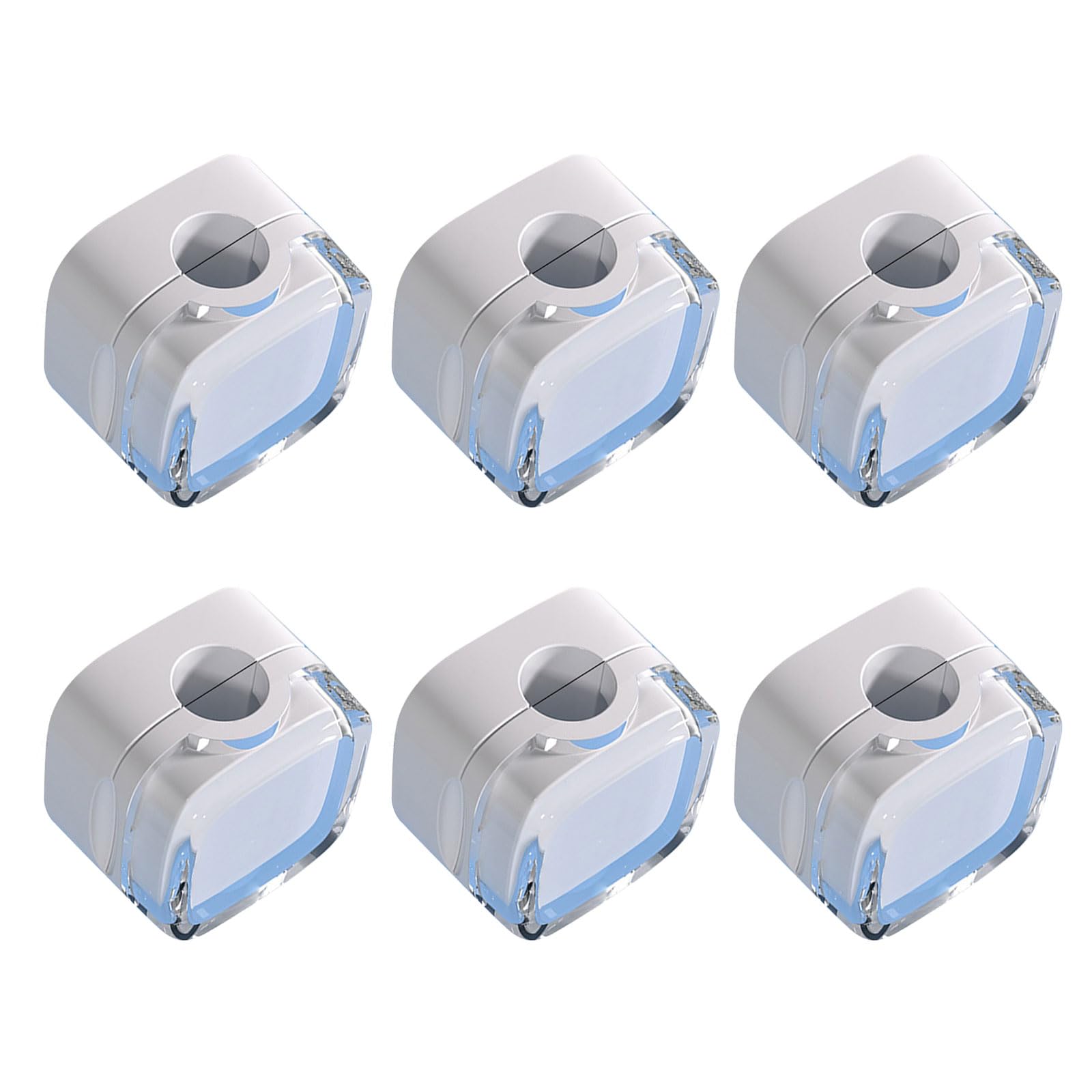 6pcs Cable Clips Cable Holders for Neat Wire Arrangement on Desks and Nightstands Cord Organizers