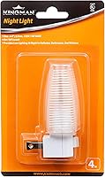 Vista 1 de Kingman Enchufe de pared de luz nocturna con interruptor de encendido/apagado, blanco cálido, certificación UL, 120 V 4 W (paquete de 1)