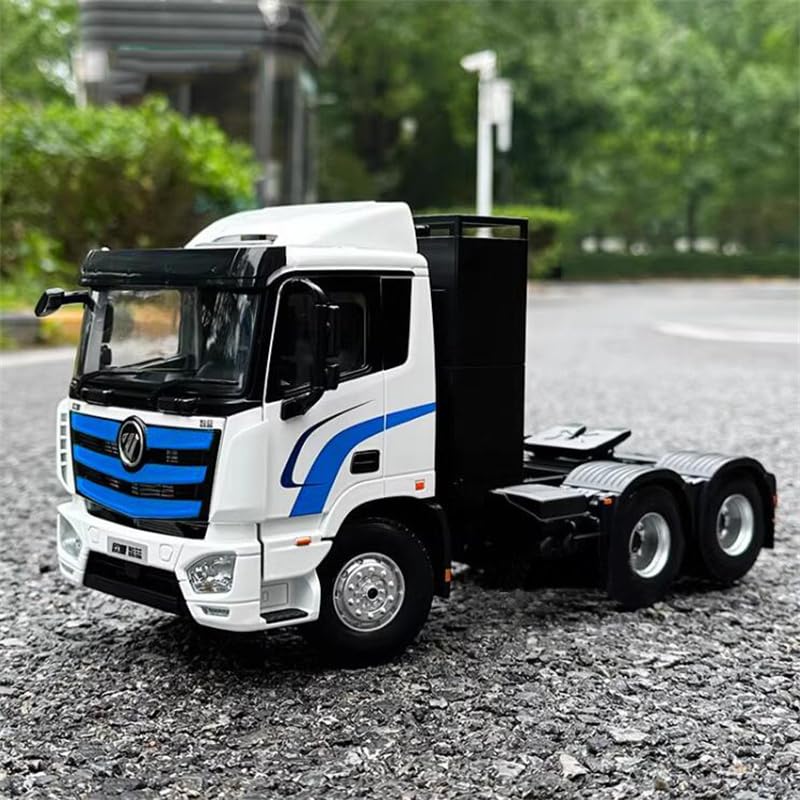 for FOTON for Ouman for Zhilan Heavy Truck Tractor Towing Head 1:24 Car Pre-built Model