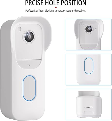 Miniatura 5 de Blink Doorbell - Funda protectora de silicona resistente a la intemperie con borde para Blink Video Doorbell 2025 Nuevo modelo (2.ª generación),