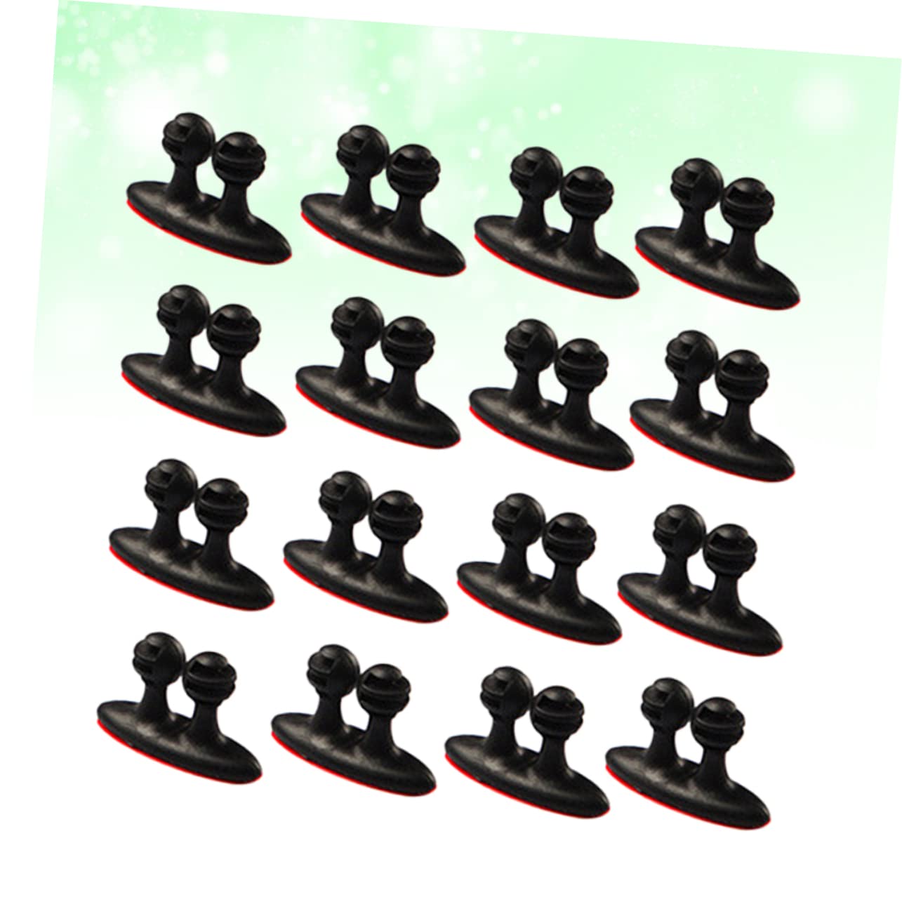 DOITOOL 96stücke Teiliges Kabelbinder Praktische Kabelclips Für Und Wandmontage Vielseitige Organizer Für Ladekabel Und Elektrische Drähte Schwarz