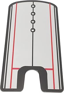 CLISPEED Putters Batting Orthotics Putt Swing Alignment Trainer Alignment Accessory Alignment Mirror Golf Supplies Hit The Ball Corrector Posture Corrector Putt Practice Mirror Practice Aid