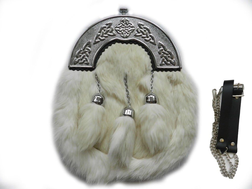 UT Kilts Formal Scottish Kilt Fur Sporran - Several Colors Available - Image 3