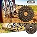 Cycle Cassette,6 Speed 14T to 28T Freewheel Cassette Sprocket Replacement Accessory for Mountain Bikes
