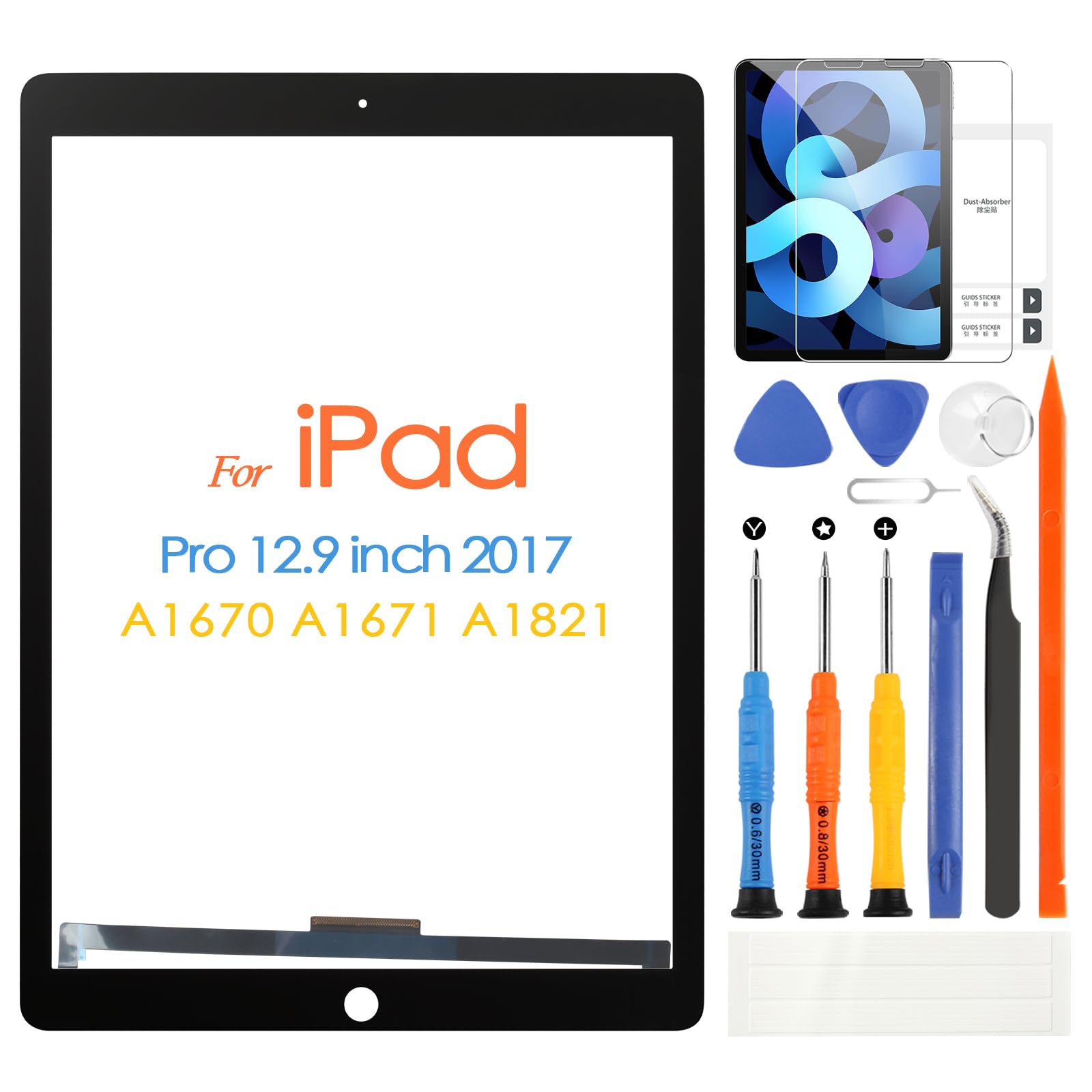 VETRO TOUCH SCREEN MAJESTIC TAB 610 TAB-610 4G NERO