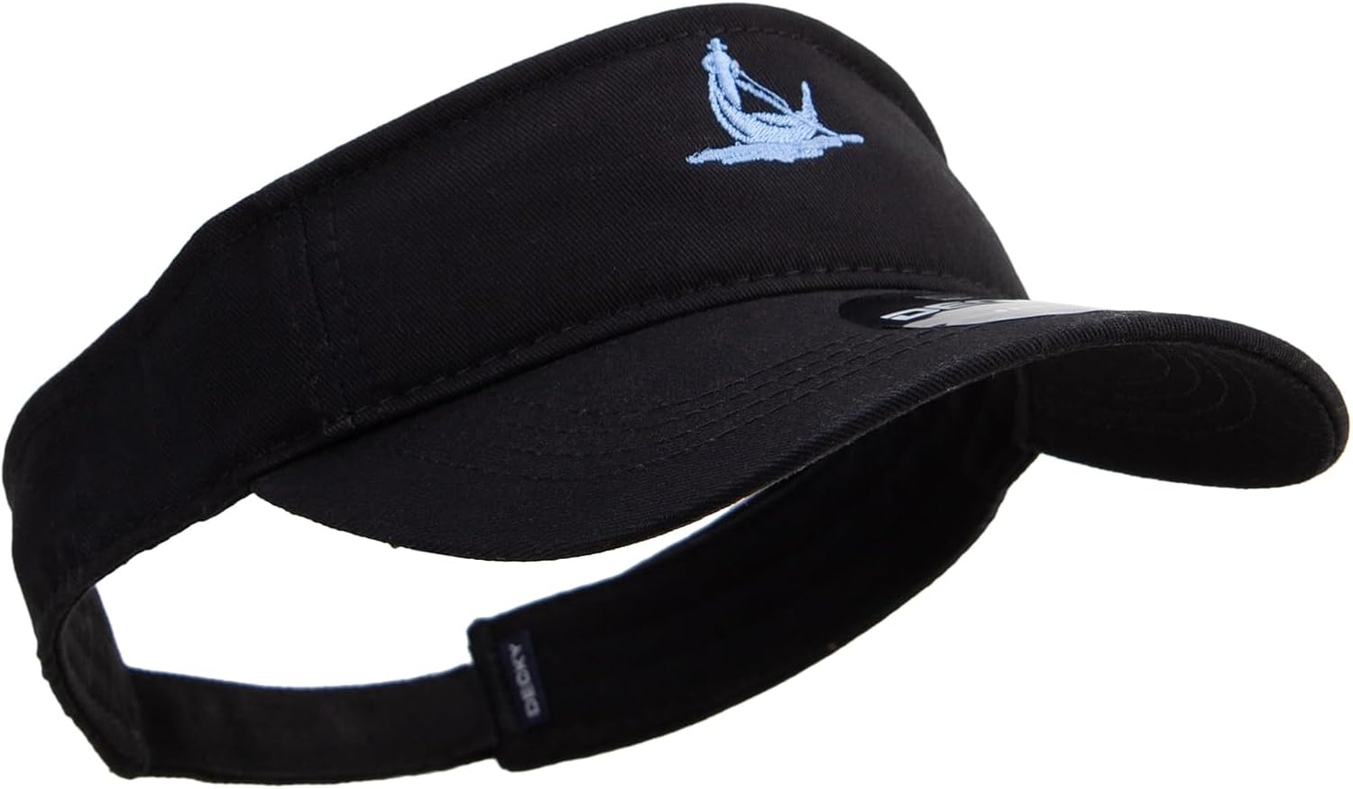 e4Hats.com Venice Gondola Logo Embroidered Brushed Sports Visor