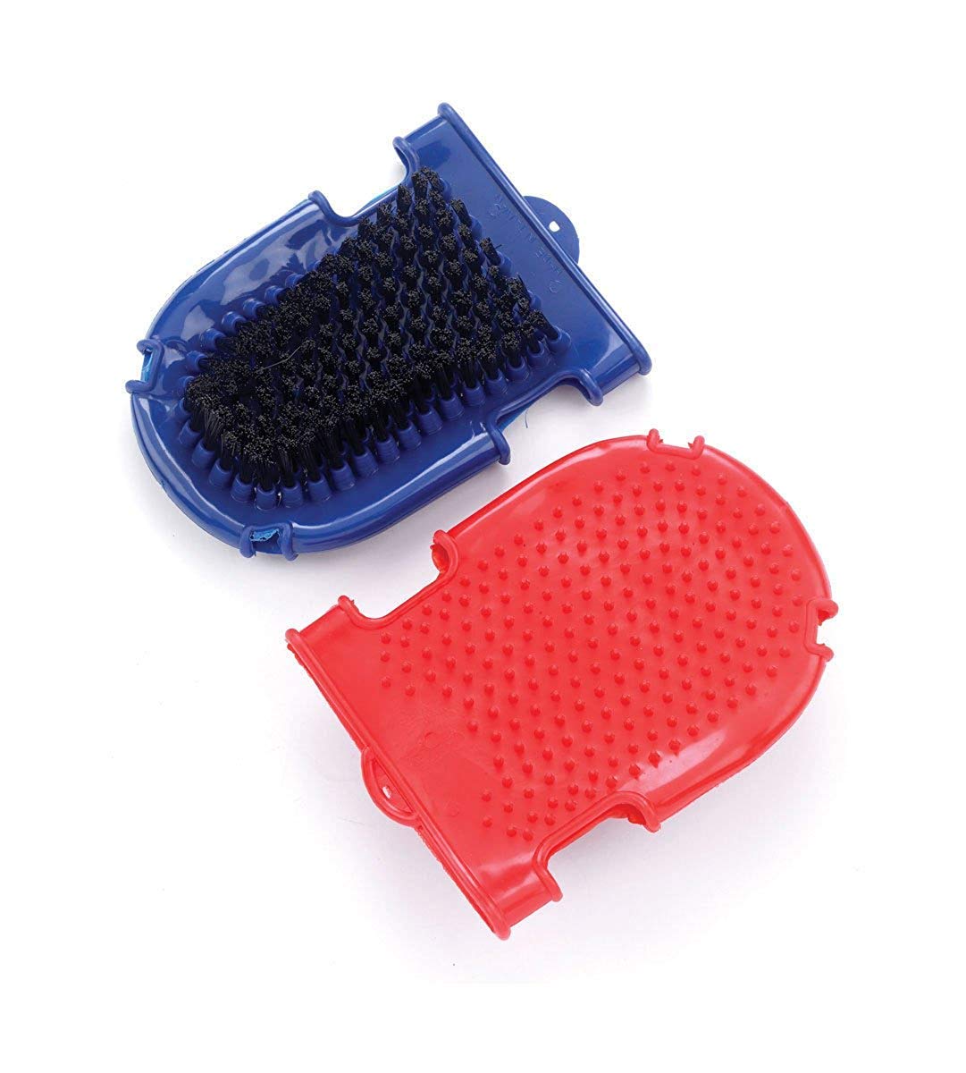 Lincoln Dual Purpose Grooming Glove - Horse & Pony Grooming - Blue