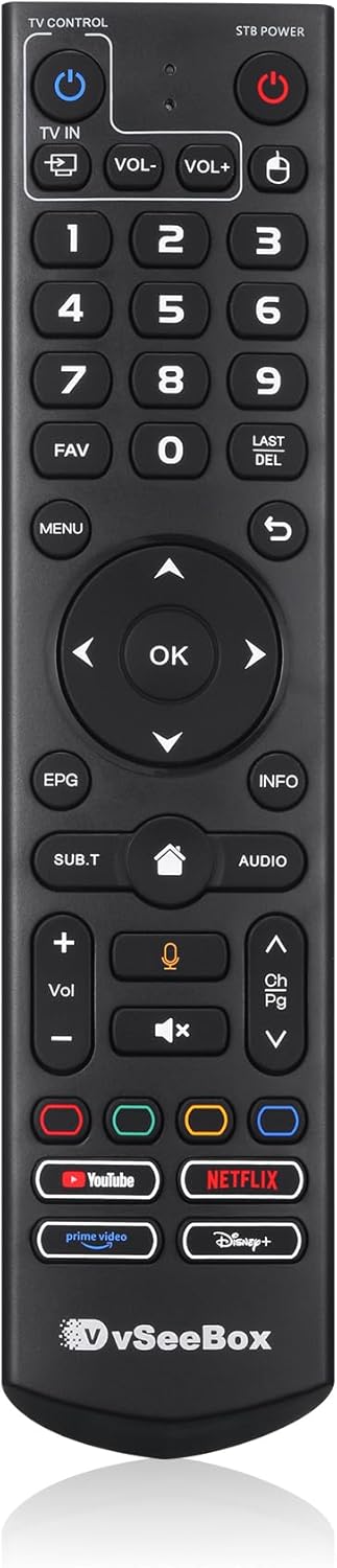Original Backlit Voice Remote for vSeeBox V3 Pro/V3 Plus/V5 Pro/Elite Ultra