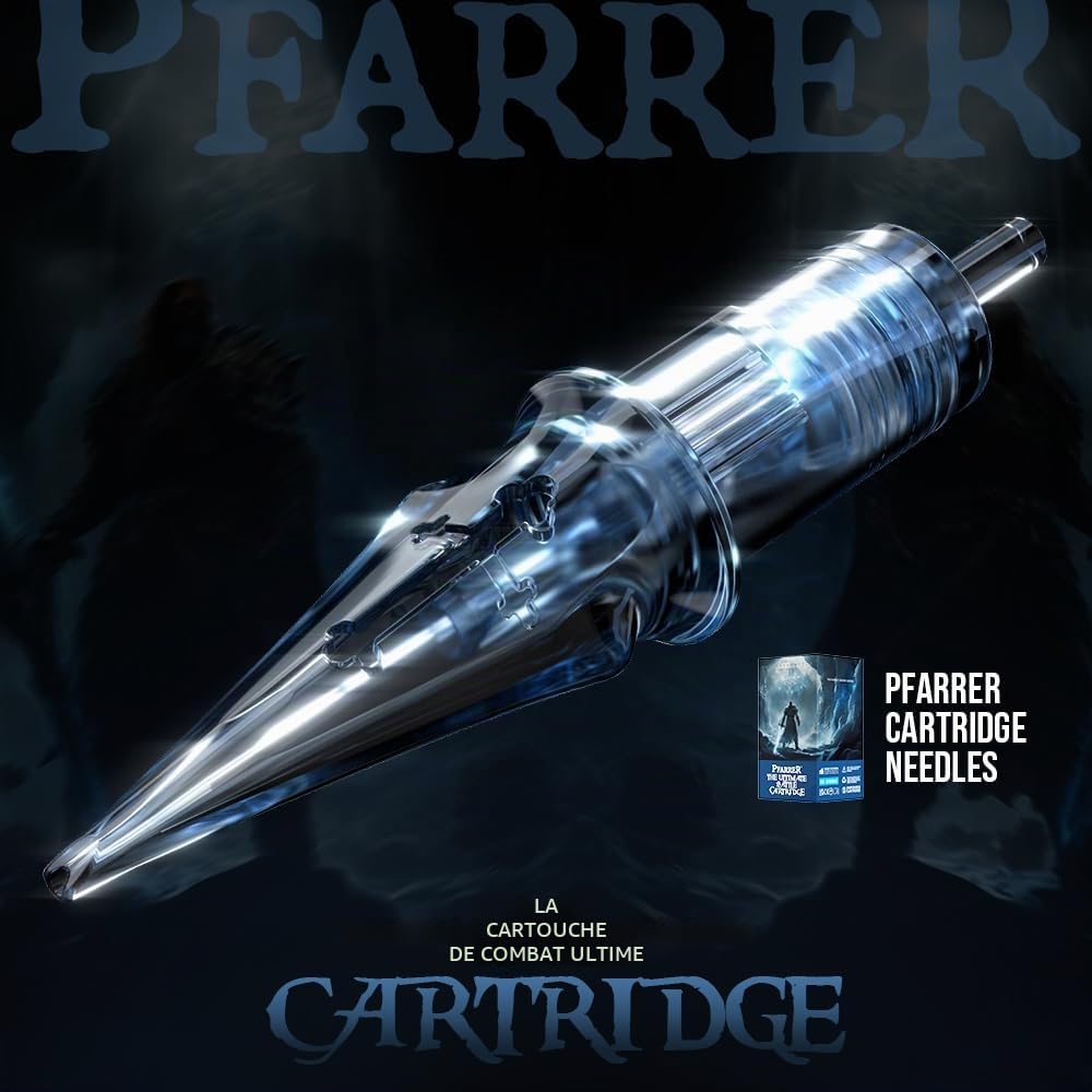PFARRER Aiguille Tatouage 50 pièces Mixte #12 Standard Rond Liner 3RL 5RL 7RL 9RL 11RL EN01P-50KIT-E