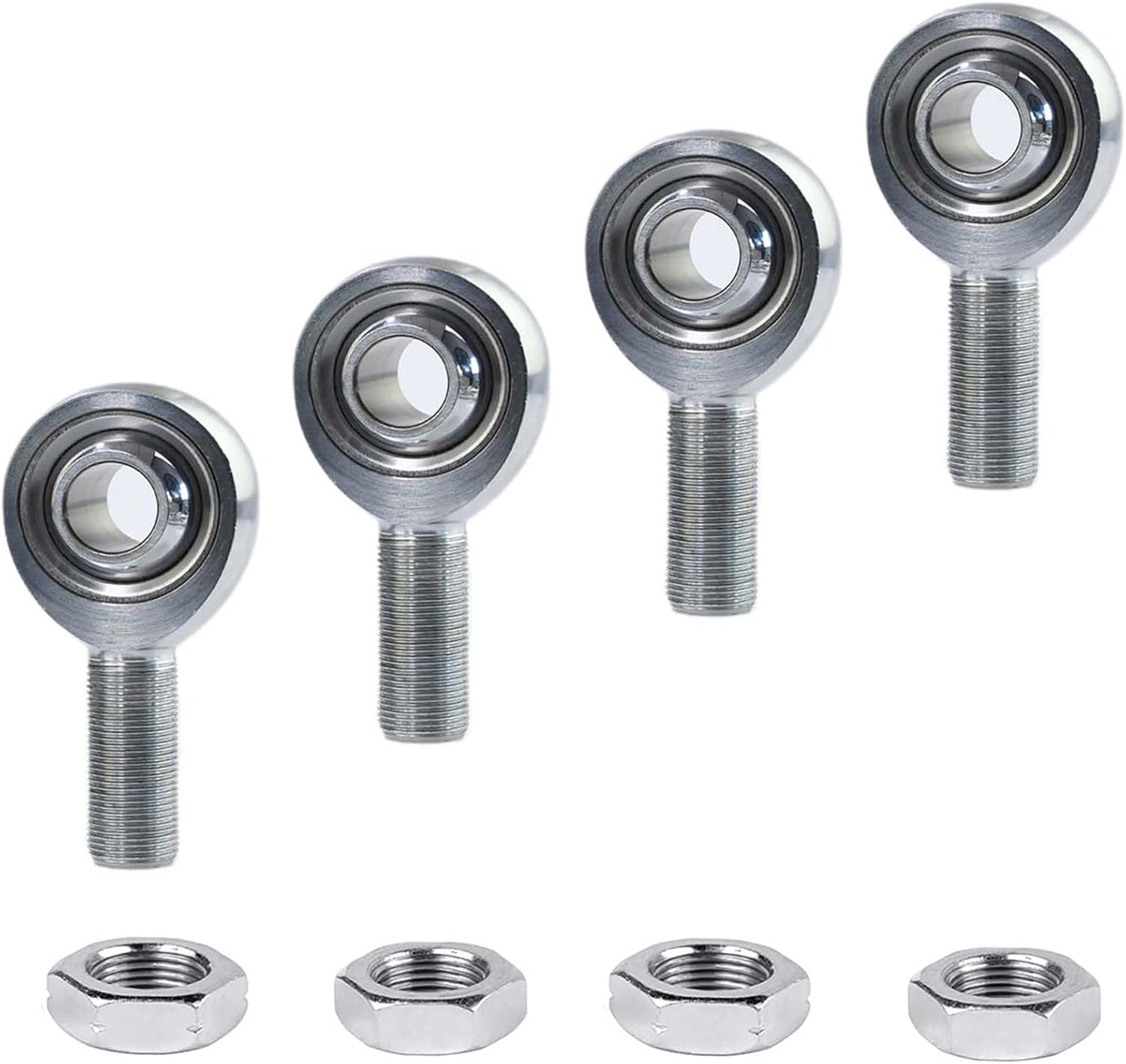 3/4” Heim Joints Rod End, JMX Series 3-Piece Heavy Duty .75" Chromoly Joints Panhard Rod End Kit with Jam Nuts