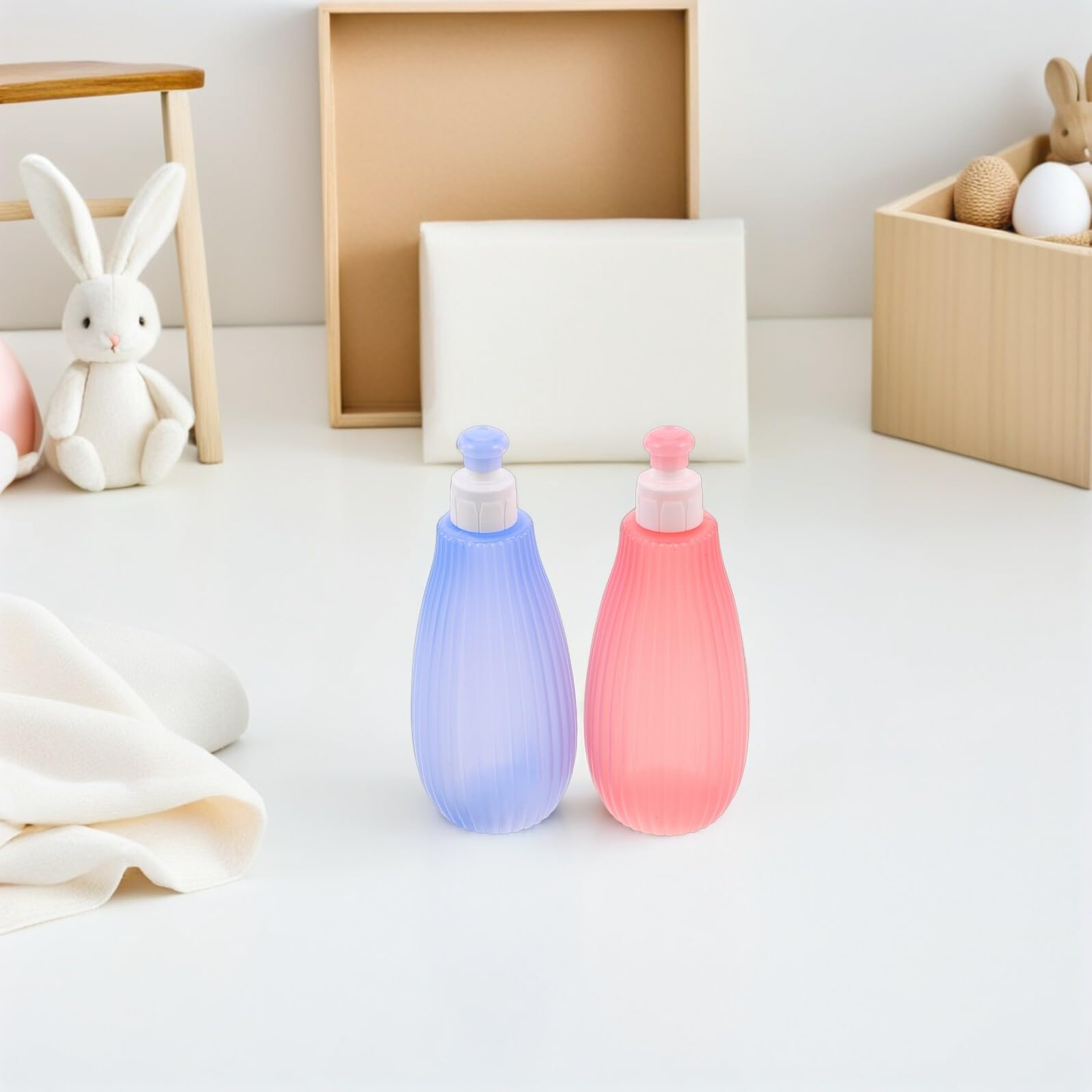 Milisten Tragbares 2 Stück Bidet 350 Ml aus Pp für Präzise Reinigung und Einfache Handhabung für Reisen und Babypflege Unterwegs