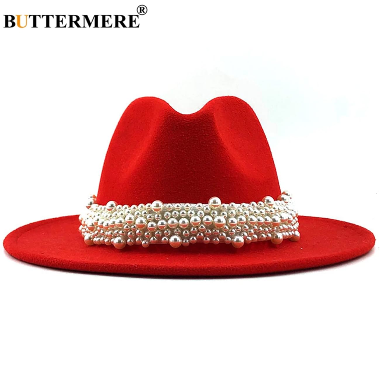 Cappello da donna in feltro di lana Panama Trilby formale cappello casual Jazz Fedora cappelli
