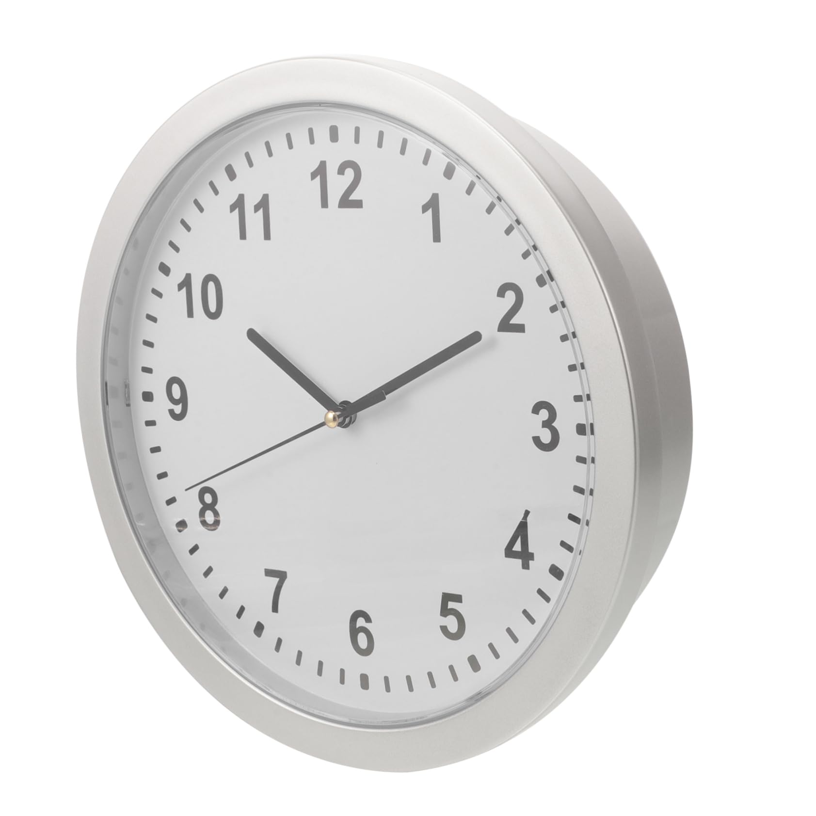 Weiße Uhr mit Geheimfach aus Kunststoff, Kompakt und Leicht