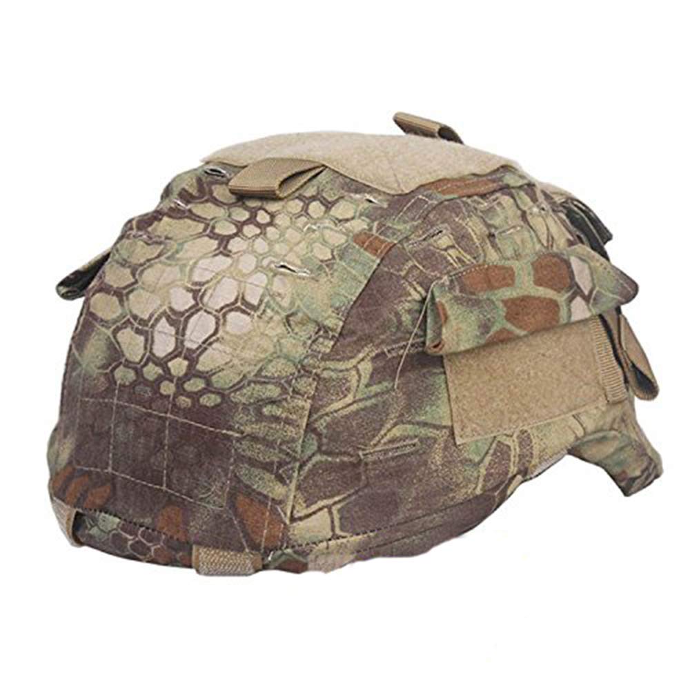 ATAIRSOFT Emerson Airsoft Tactical Helmet Cover for MICH 2001 Ver2/ACH Military Helmet with Back Pocket