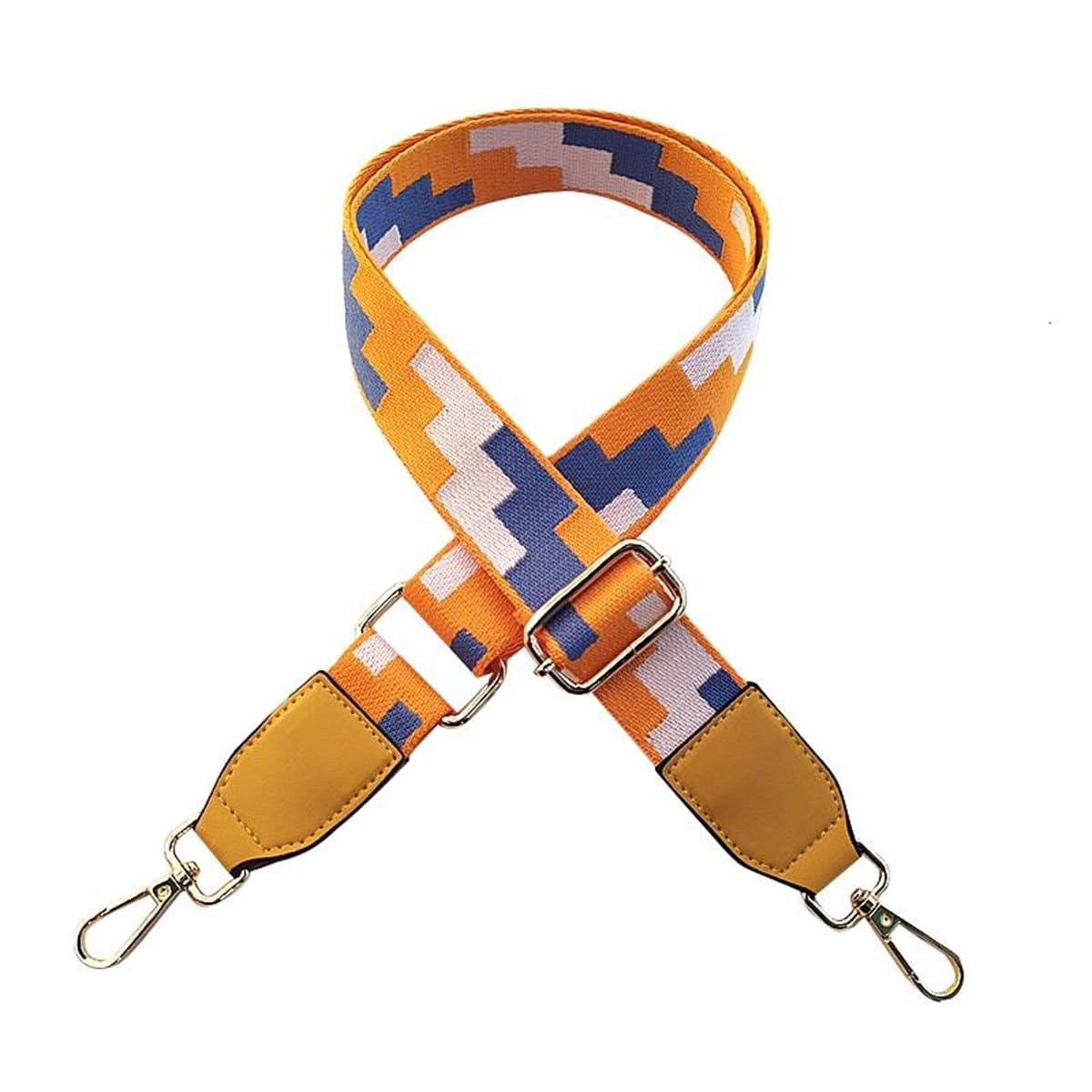 RJPLIST Striped Purse Strap Replacement Crossbody Handbag Stripe Wide Adjustable 51