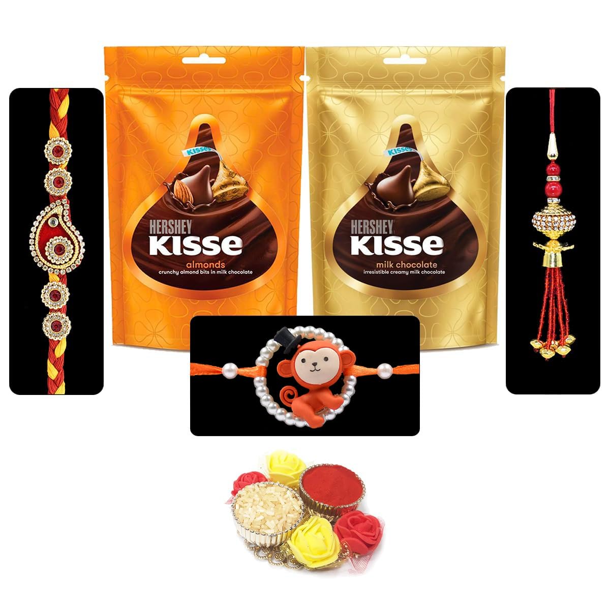 Natali Traders Family Rakhi Set of 3 with Chocolate Gift Pack of 2 - Rakhi for Brother - Designer Lumba Rakhi for Bhabhi - Cartoon Rakhi for Kid - Rakhis for Rakshabandhan Set Combo-image-41