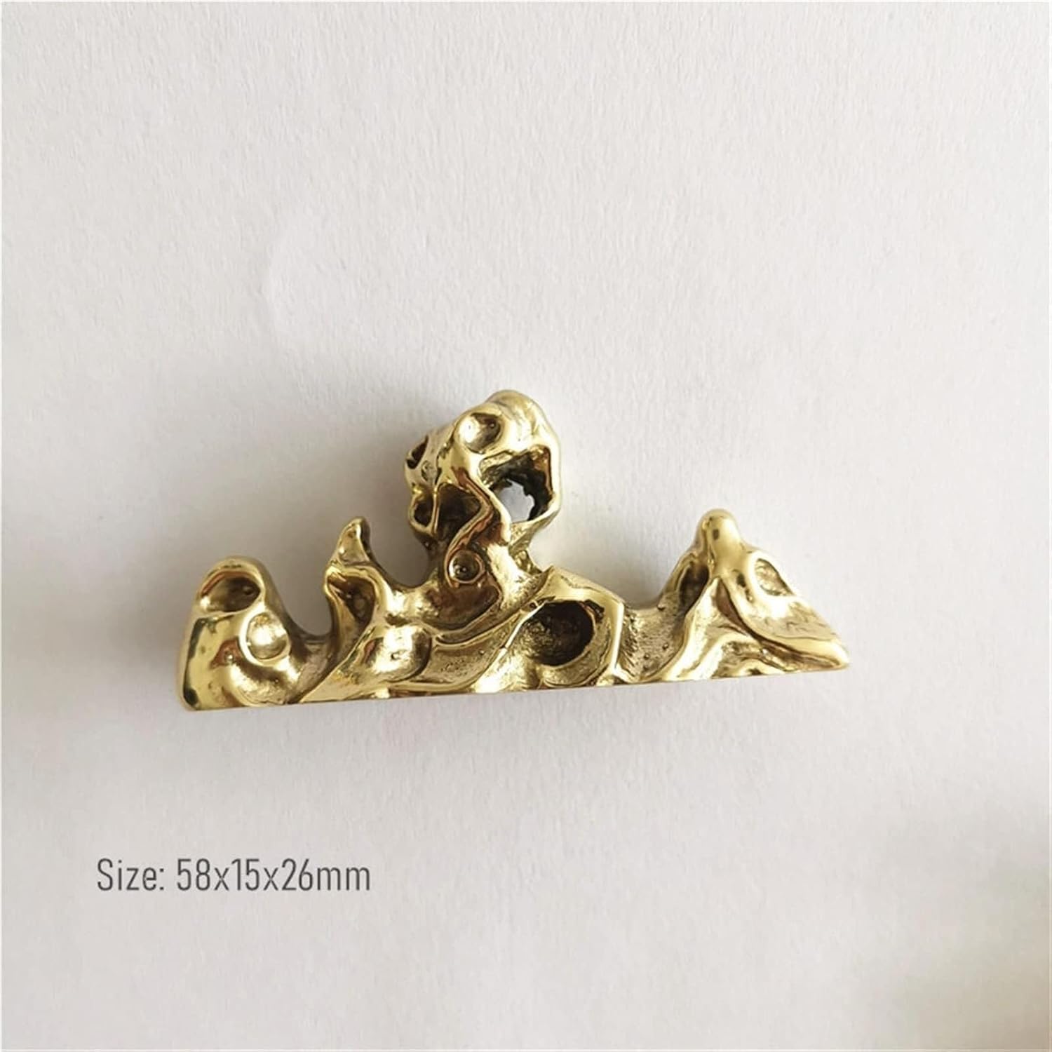 Copper Small Drawers Cabinet Doors Furniture Handles Tea Ceramics Iron Art Gold Art Matching Knob Pulls Accessories 1Pcs Furniture Accessories