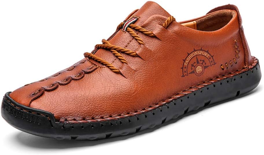 Mens Lace-up Flats Loafers Classic Handmade Split Jamaica Ubuy