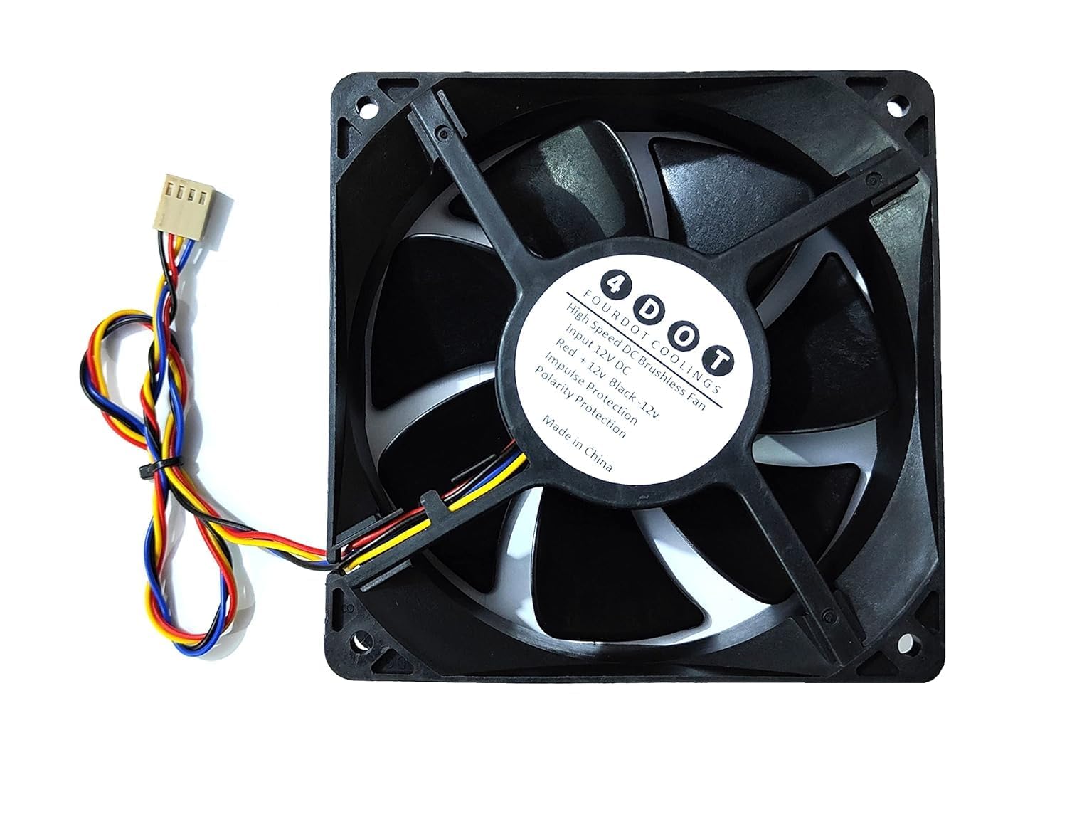 Fourdot 120mm 5Inch Cabinet Cooling Fan 12V Model 12038 (PWM Motherboard Connector) (B0D9KVD1S2) Amazon Price History, Amazon Price Tracker