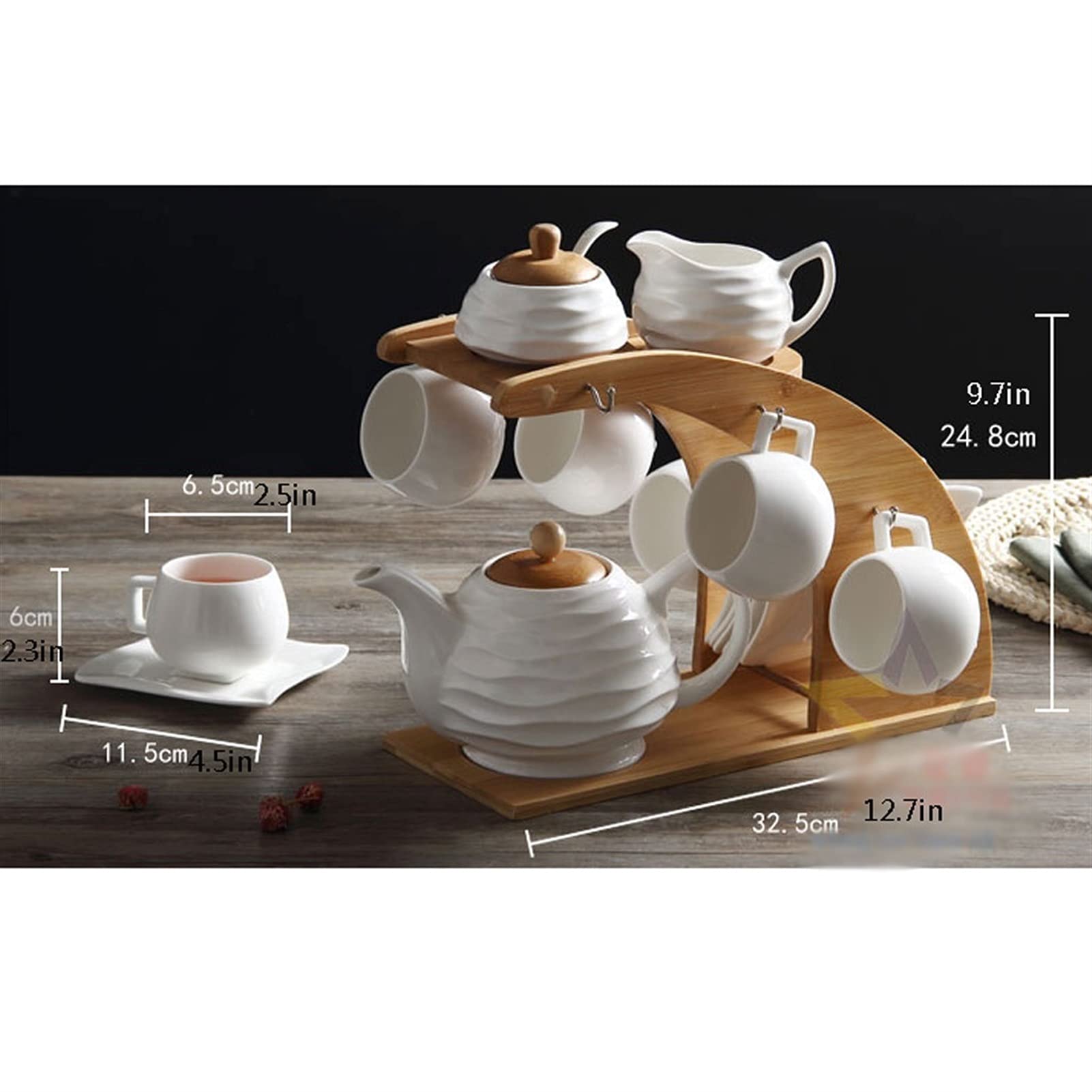 Tazze da caffè Set da Regalo Tazza di caffè Set da caffè Set da Sposa Ceramica Pure Bianco Bianco Pomeriggio Pomeriggio Set da tè Tazza da tè Set di Tazze da caffè
