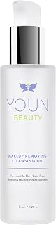 YOUN Beauty Makeup Removing Cleansing Oil by Holisitic Plastic Surgeon Dr. Anthony Youn | Hydrating Cleanser with Grape Seed, Sunflower & Rose Hip Oils | For All Skin Types, 120 ml