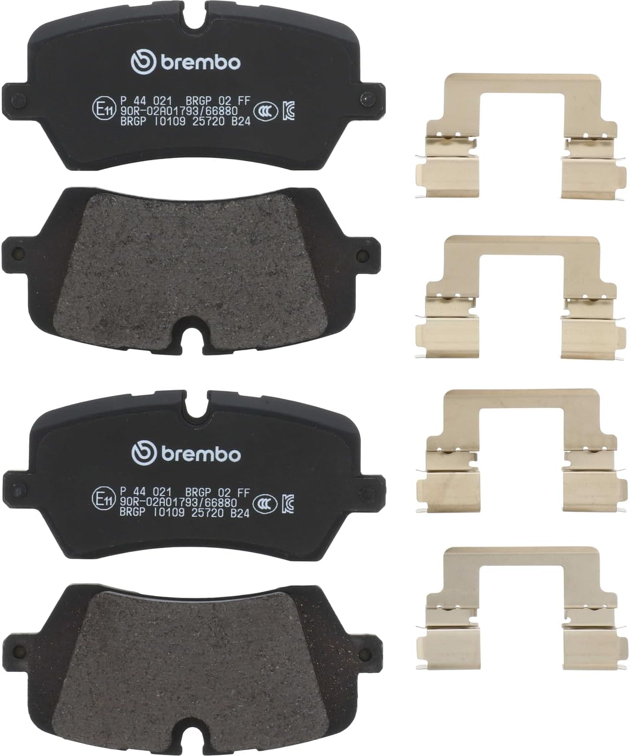 Brembo P44021 Low-Met Alloy Steel Rear Disc Brake Pad Set LAND ROVER OE# LR079910