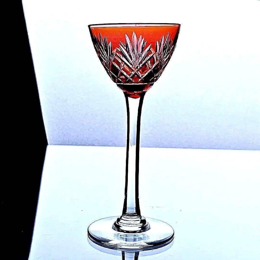 オールドバカラ (BACCARAT) 1900年頃 金彩 ロココ調 グラス オールドバカラ (BACCARAT) 1900年頃 金彩 ロココ調 グラス