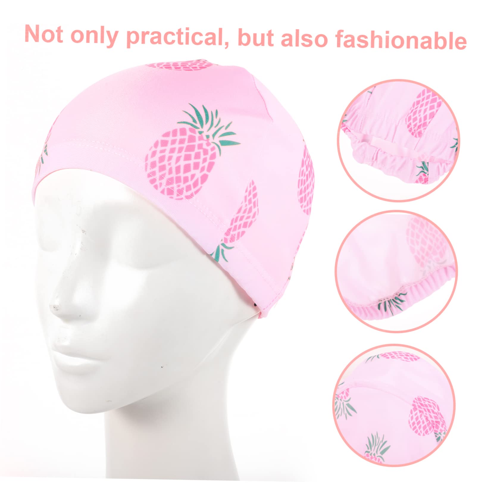Yardwe 5 Set Di Cuffie Da Nuoto Per Bambini Per Ragazzi E Ragazze 100% Cotone Senza Design Per Accessori Da Nuoto Per Ragazzi E Ragazze 2 Pezzi * 5
