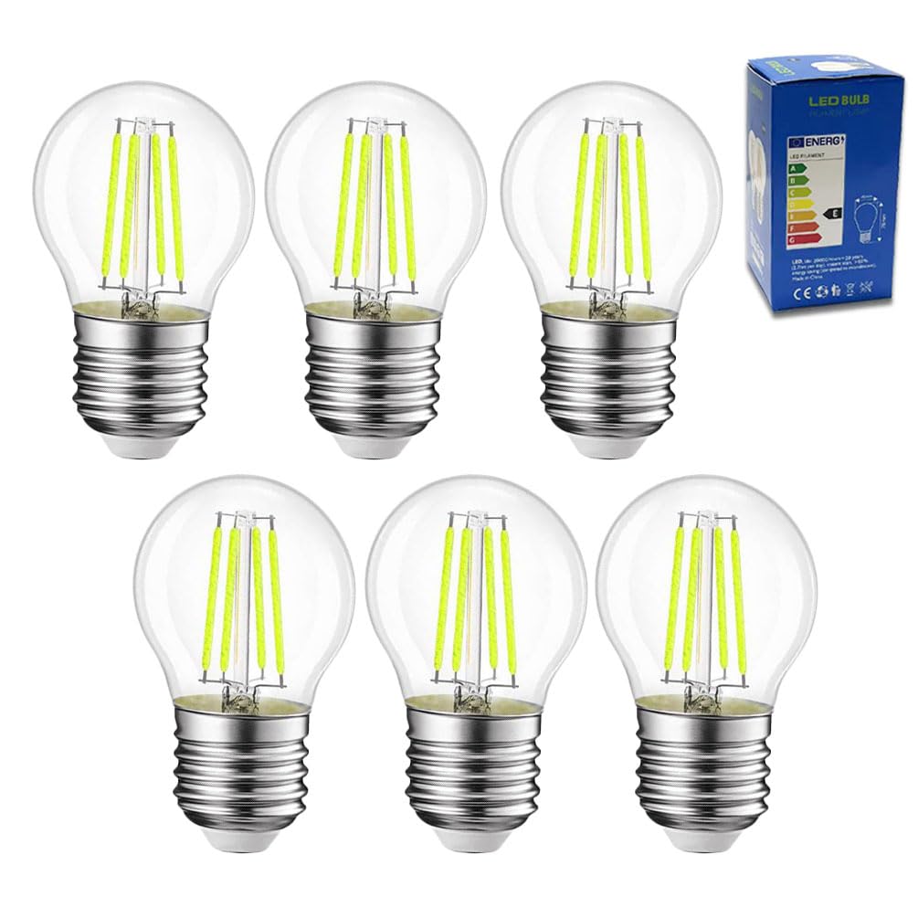 Xnordcaper G45 E27 Golf Ball LED Light Bulbs