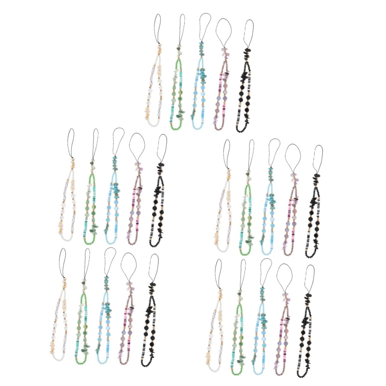VILLCASE Cuerda Decorativa Para Teléfono Móvil Correa De Abalorios Diy Para Suspender Teléfonos Y Decorar Para