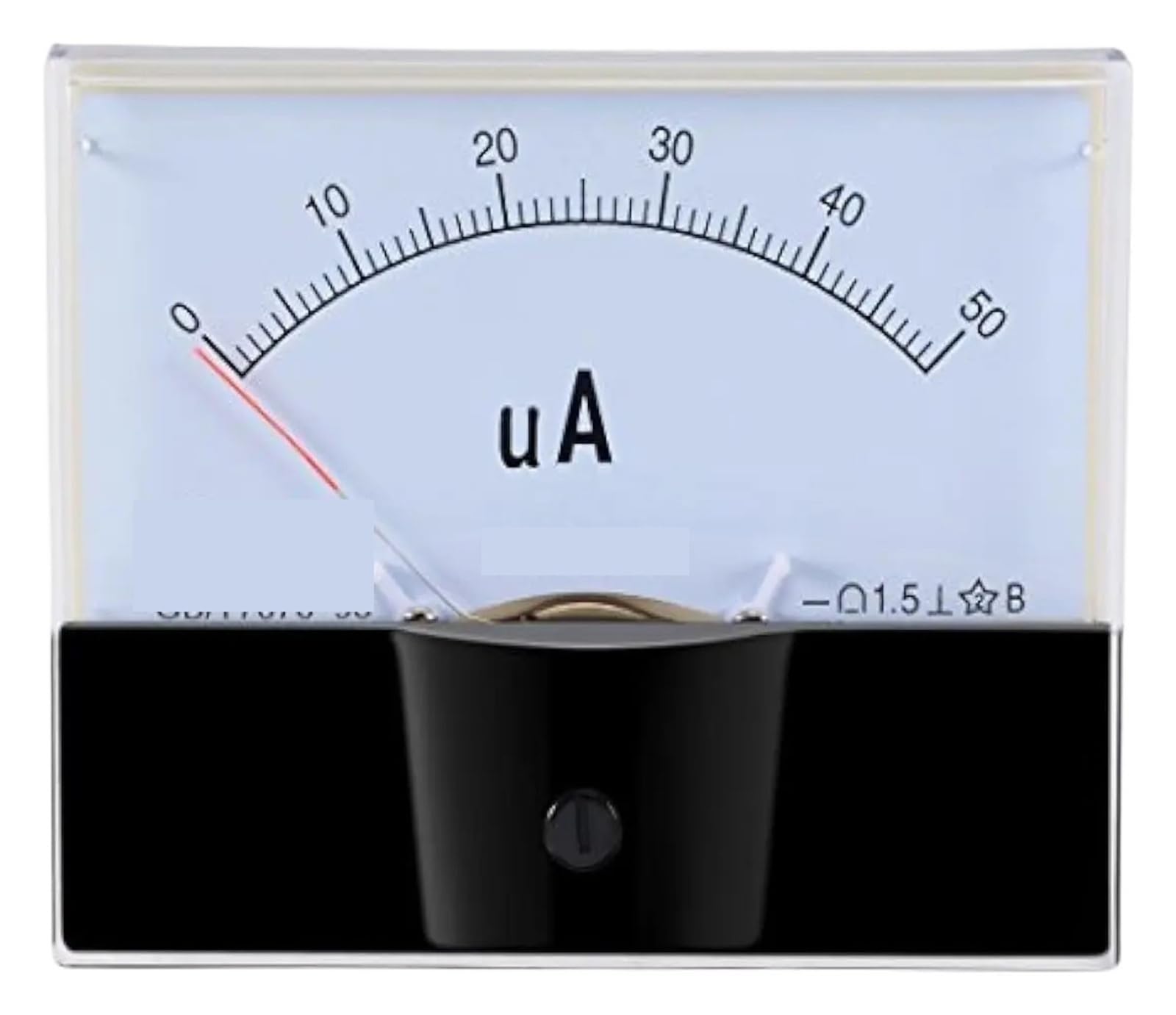 Ampèremètre DC de type pointeur 44C2 : microampèremètre analogique 100uA - 3