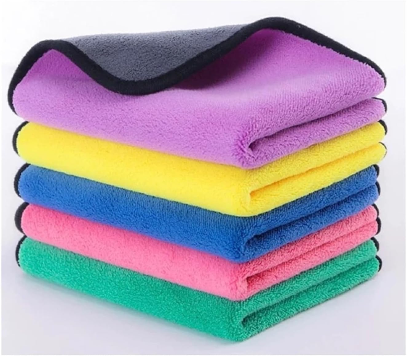 Professional Ultra-Fine Fiber Car Wash Towels - Absorbent Cloth for Cars, Glass, Tires, and Interior Cleaning(1pcs 40-80cm)