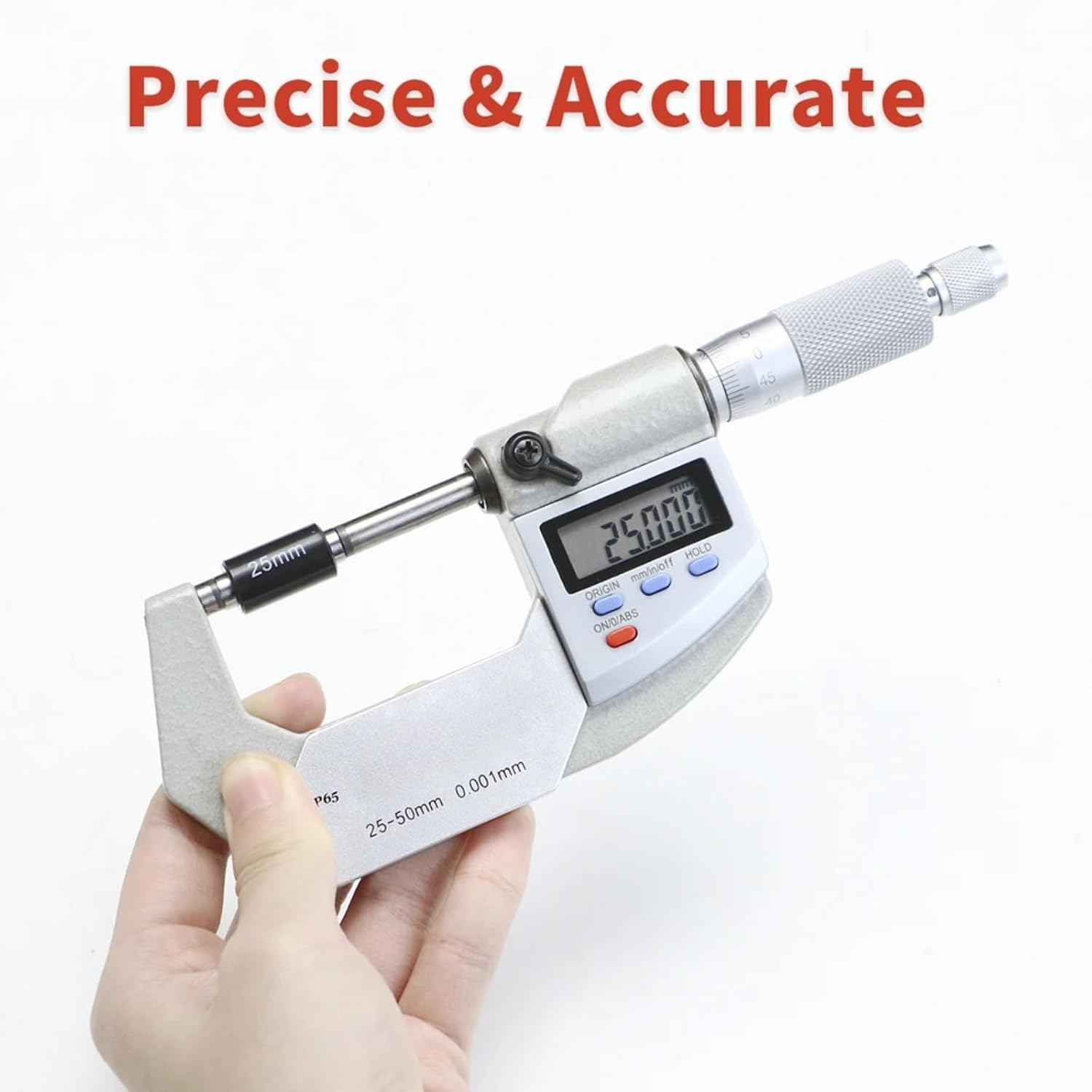 Digital Outside Micrometer IP65 0-25/25-50/50-75/75-100mm 0.001mm(50-75mm)