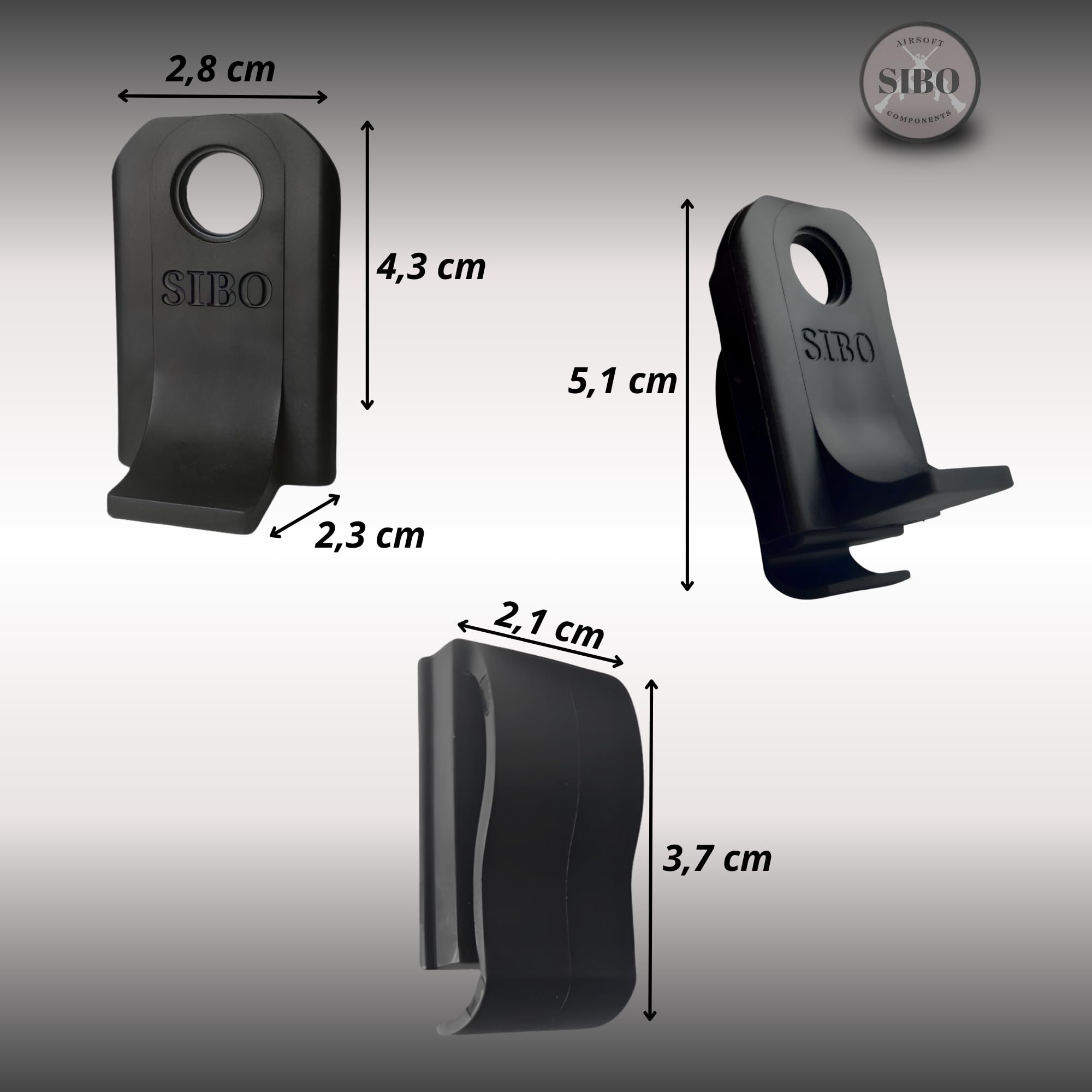 Sibo - Adattatore BB 6mm Caricatore Softair - Accessorio Speedloader per Pallini Bio 0,20 0,25 - Ricarica Rapida Replica Softair - Compatibile con Caricatori Airsoft