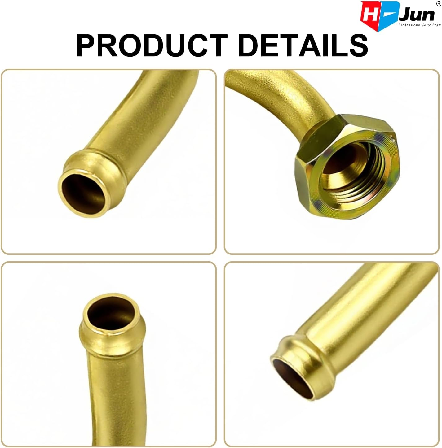 Transmission Cooler Oil Tube Connector Compatible with Toyota Corolla 1.8L 1998-2002, Radiator Line Fittings (Thread M12x1.5)