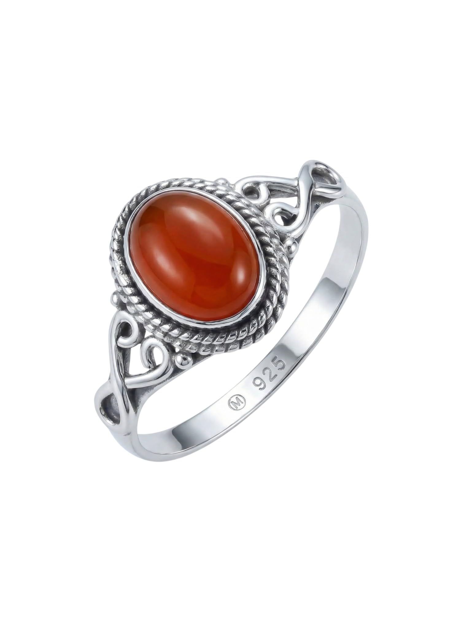 Anello In Argento Sterling 925 Fatto A Mano In Dendrite Opale Misura 10