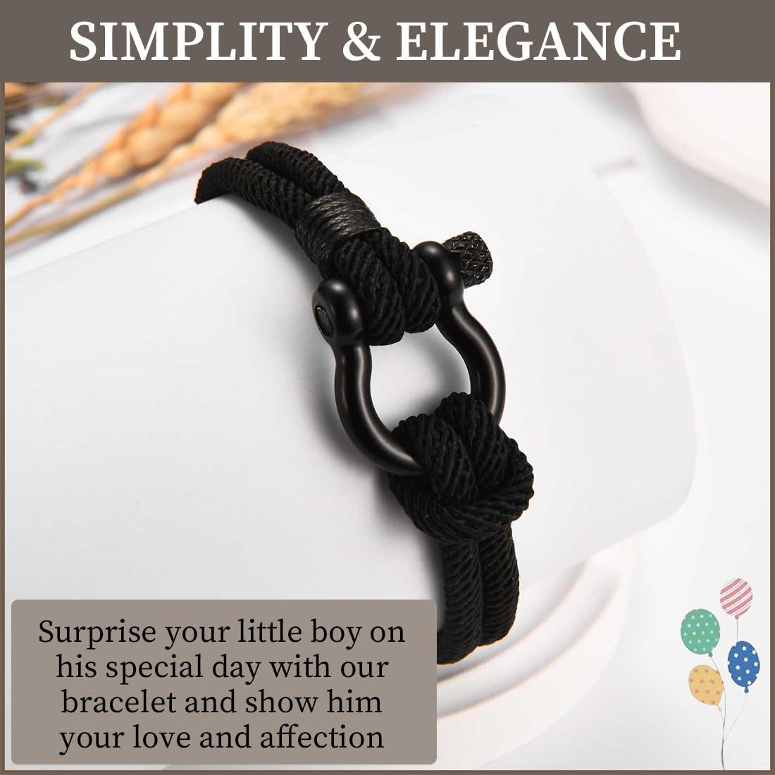 Pulsera Original para Chico, Regalo Cumpleaños para Hijo 10-21 Años