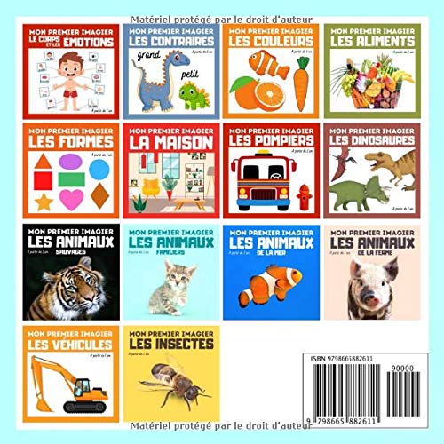 Mon premier imagier Les animaux familiers: livre éducatif en couleurs pour enfants et les tout-petits à partir de 1 an - cadeau ludique