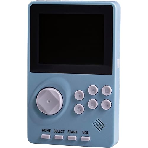 16 Bit Handheld Video Game Console for Kids Adults，2.8-inch Super Wide Lcb Preloaded 100 HD Handheld Game Console Seniors Electronic Game Player Birthday Present Xmas(Light Blue)