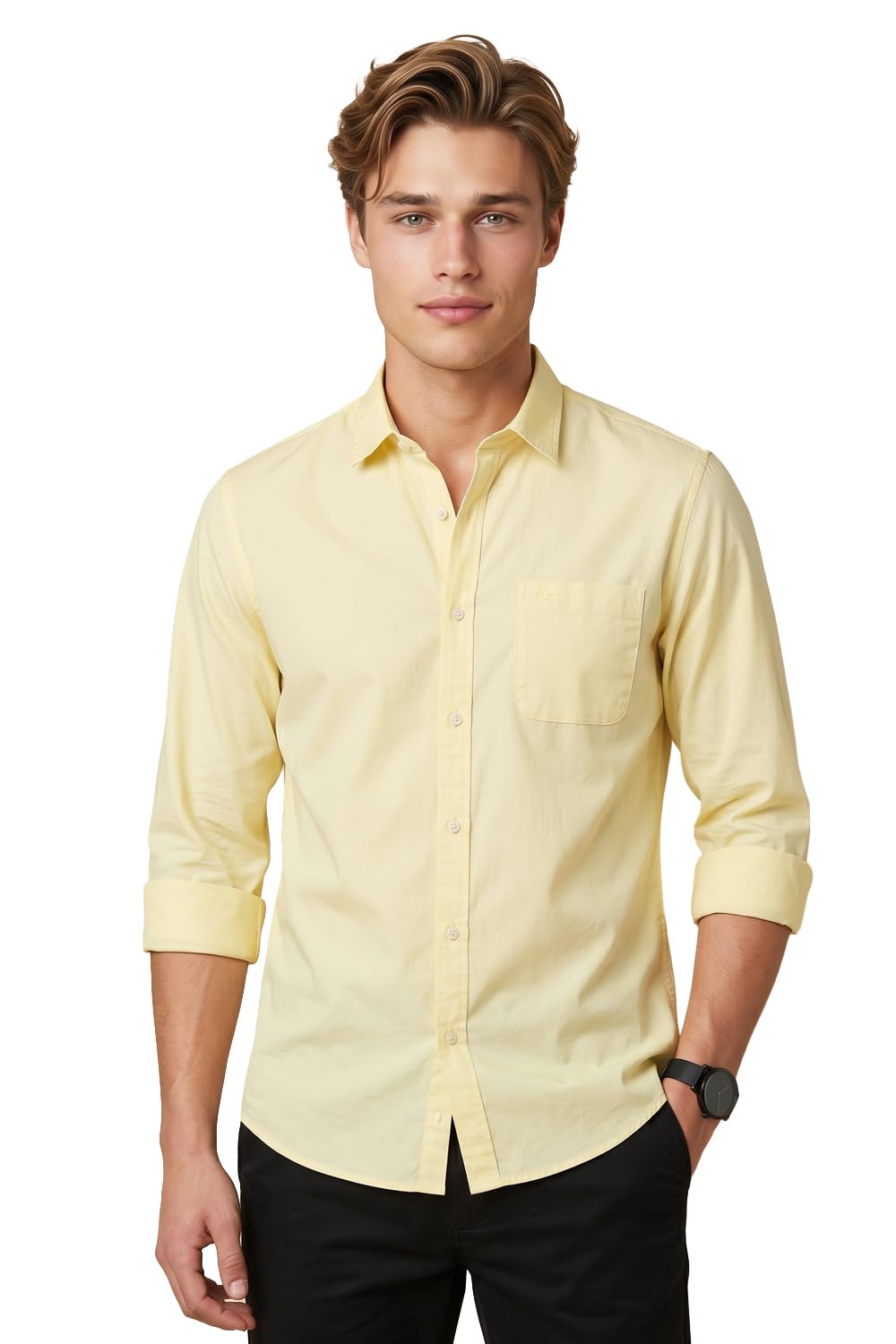 peter england Men's Classic Slim Fit Full Sleeve Oxford Shirt | 100% Cotton-picture-51
