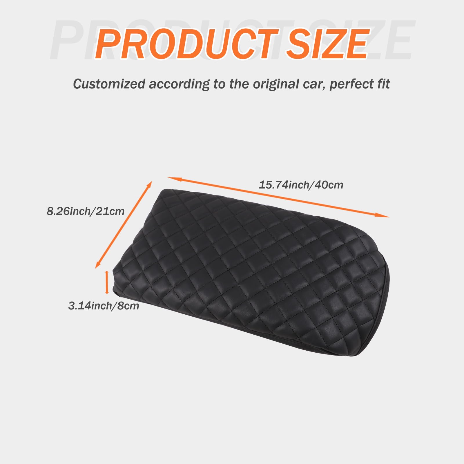 Center Console Cover Compatible with Kia Sorento 2025 2024 2023 2022 2021 Accessories Waterproof Anti-Scratch Car Armrest Seat — view 5