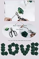 Vista 8 de 25 piezas Flores Artificiales, Rosas de Espuma Artificiales de Tacto Real Decoración Bricolaje para Boda Dama de Honor Ramo Nupcial Centros de Mesa