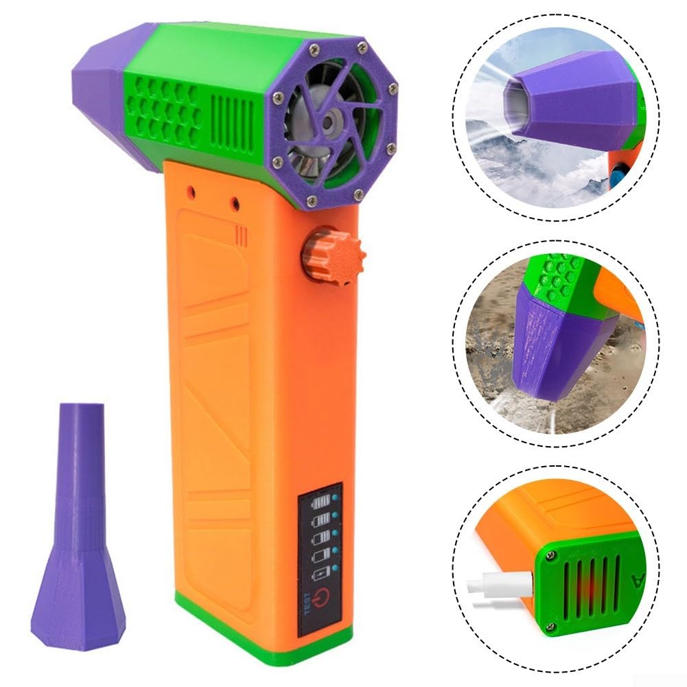 Ventilateur turbo sans balais 4000 mAh LCD pour turbo puissant sans balais