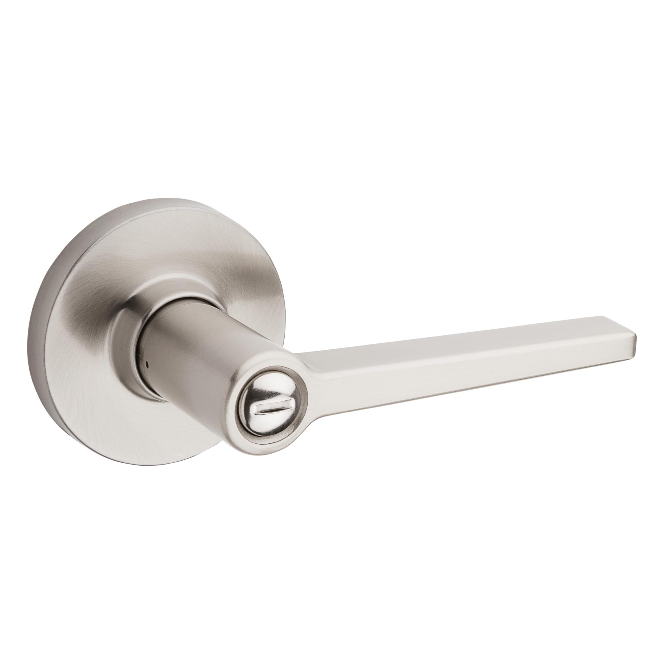 Safe Lock Satin Nickel Daylon Lever, Privacy For Bedroom Or Bathroom, Finish
